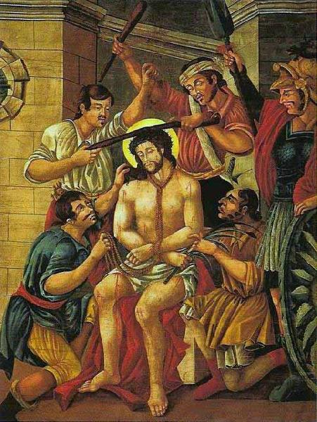 Jose Joaquim da Rocha Flagellation of Christ oil painting image